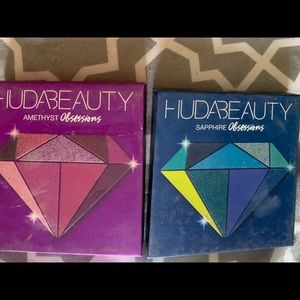 Two Huda beauty mini palettes